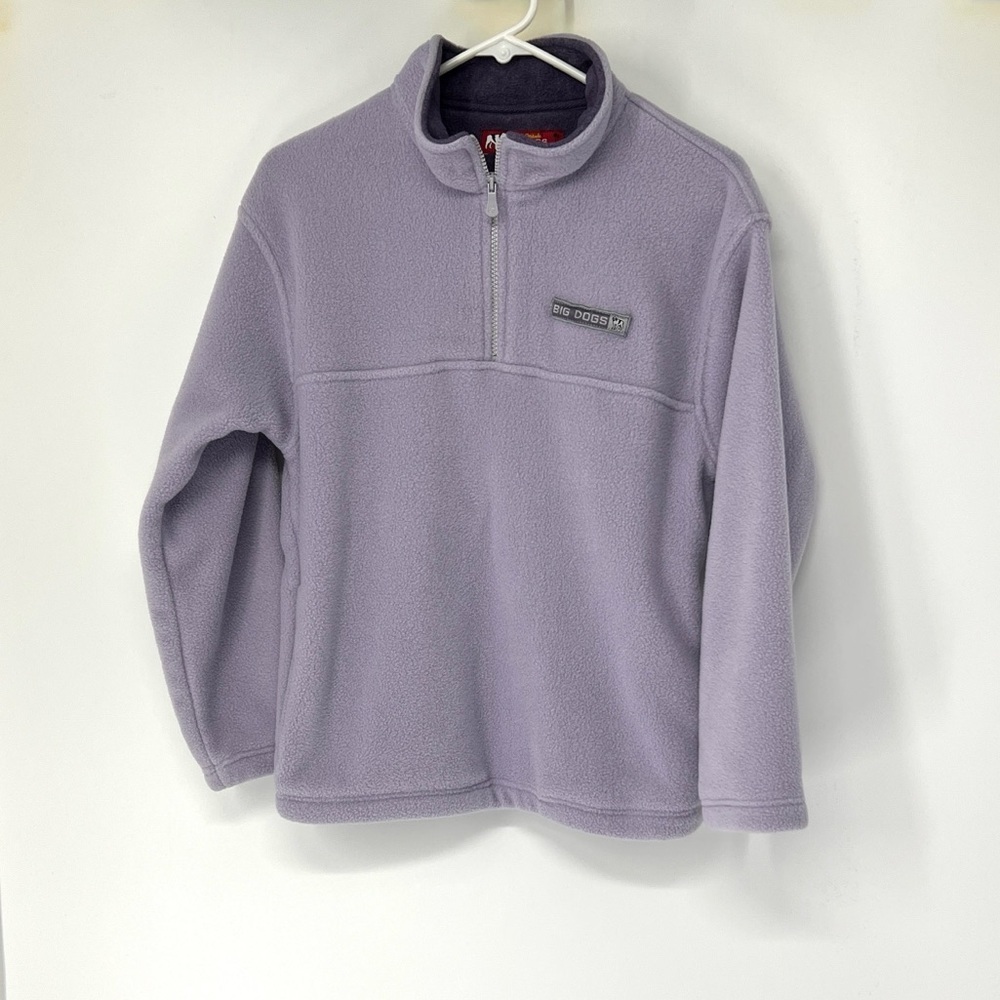 Big Dogs EUC vintage Purple girls Fleece Jacket 16/18 (XL)